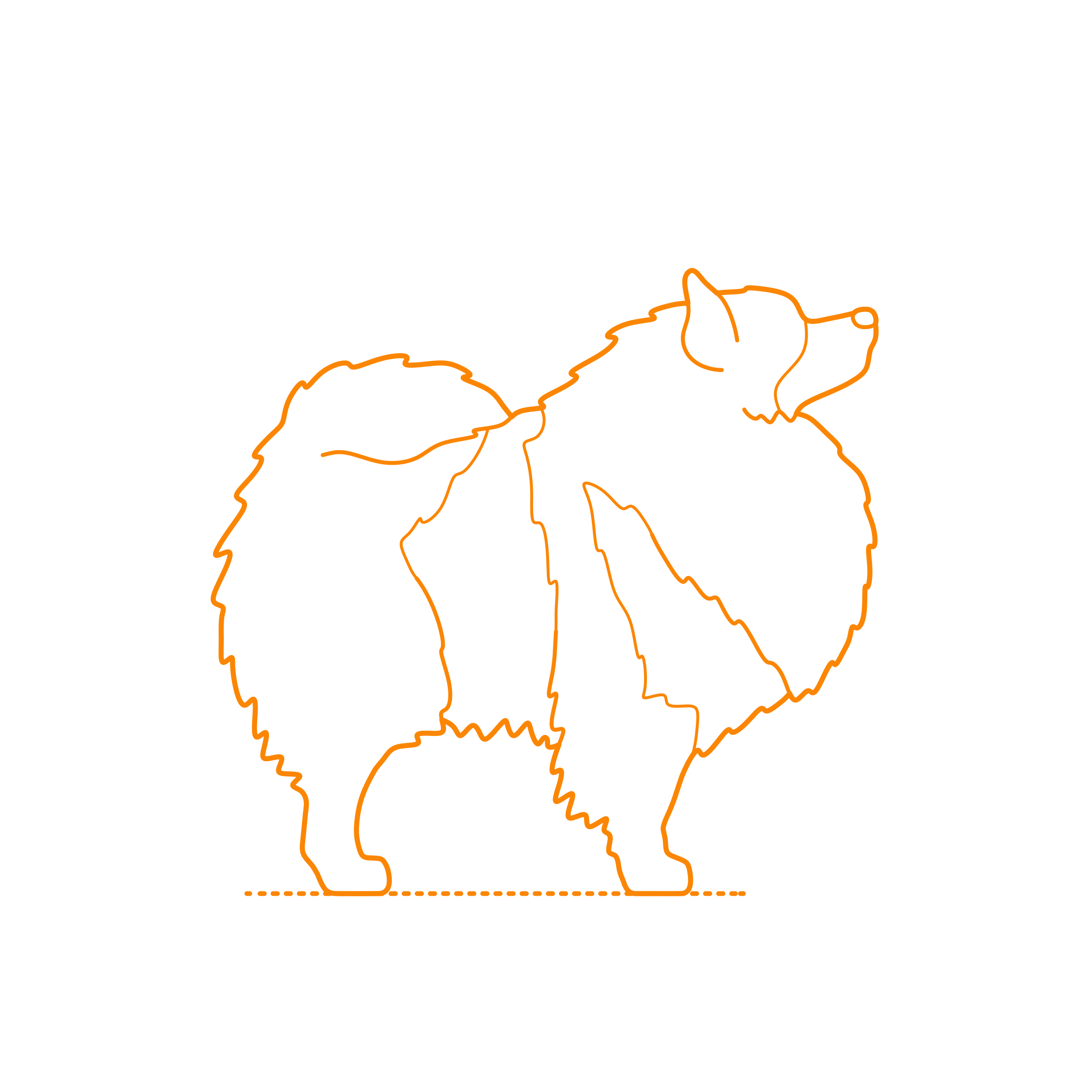 Animals Dogs Keeshond Sticker Svg Vector Free Vectors